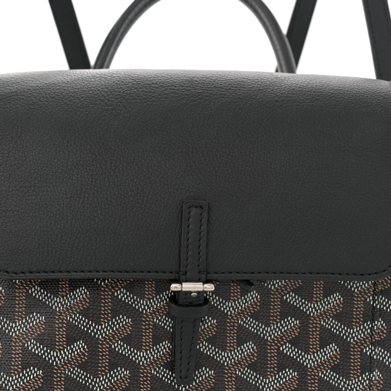 Goyard Goyardine Calfskin Mini Alpin Backpack Black 7 of 10