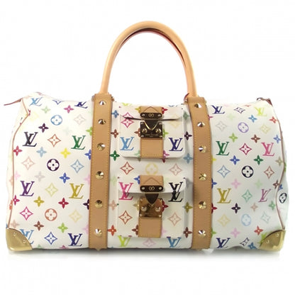 Louis Vuitton Monogram Multicolor Keepall 45 White 1 of 9