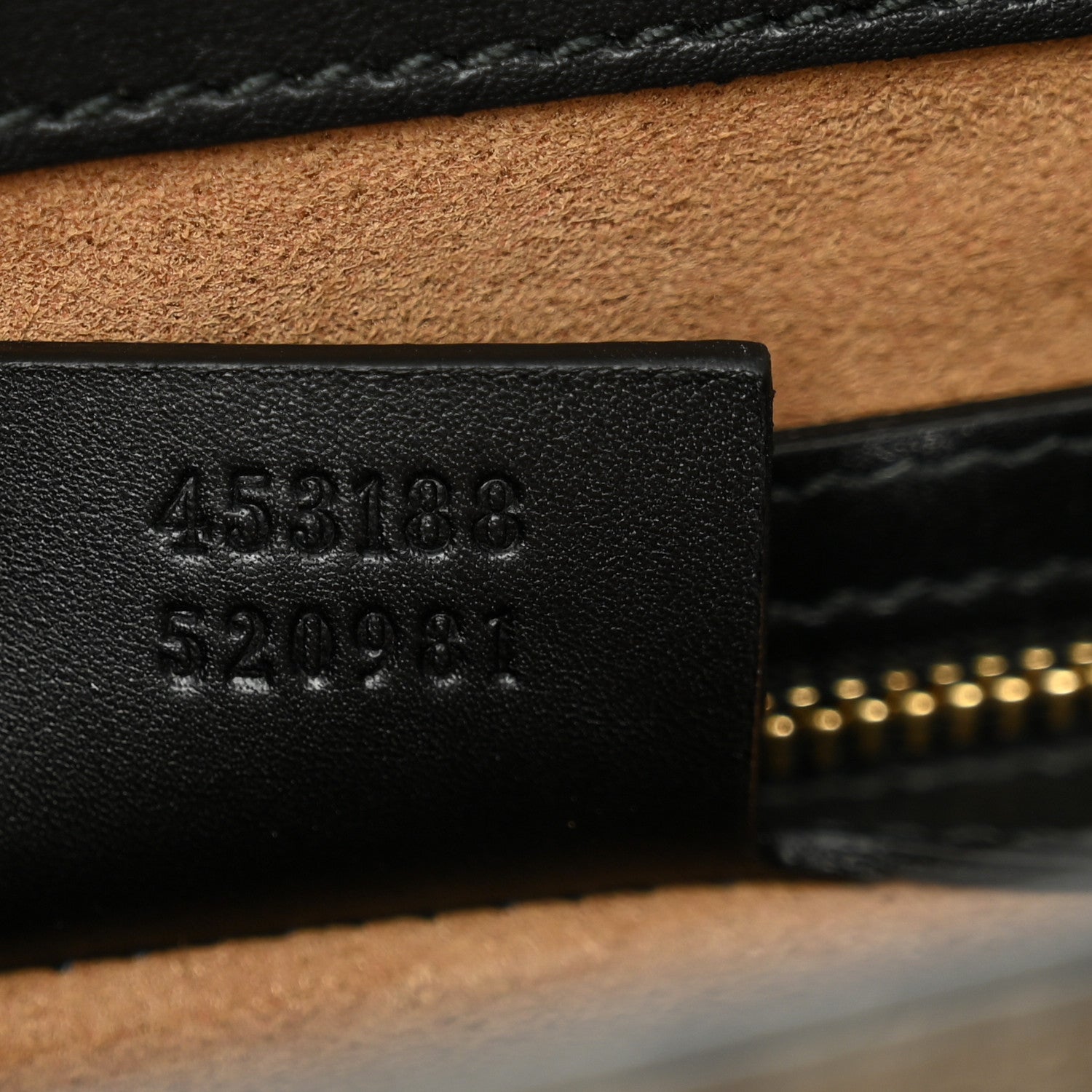 Gucci GG Supreme Monogram Calfskin Small Padlock Top Handle Bag Beige Black Cuir 7 of 11