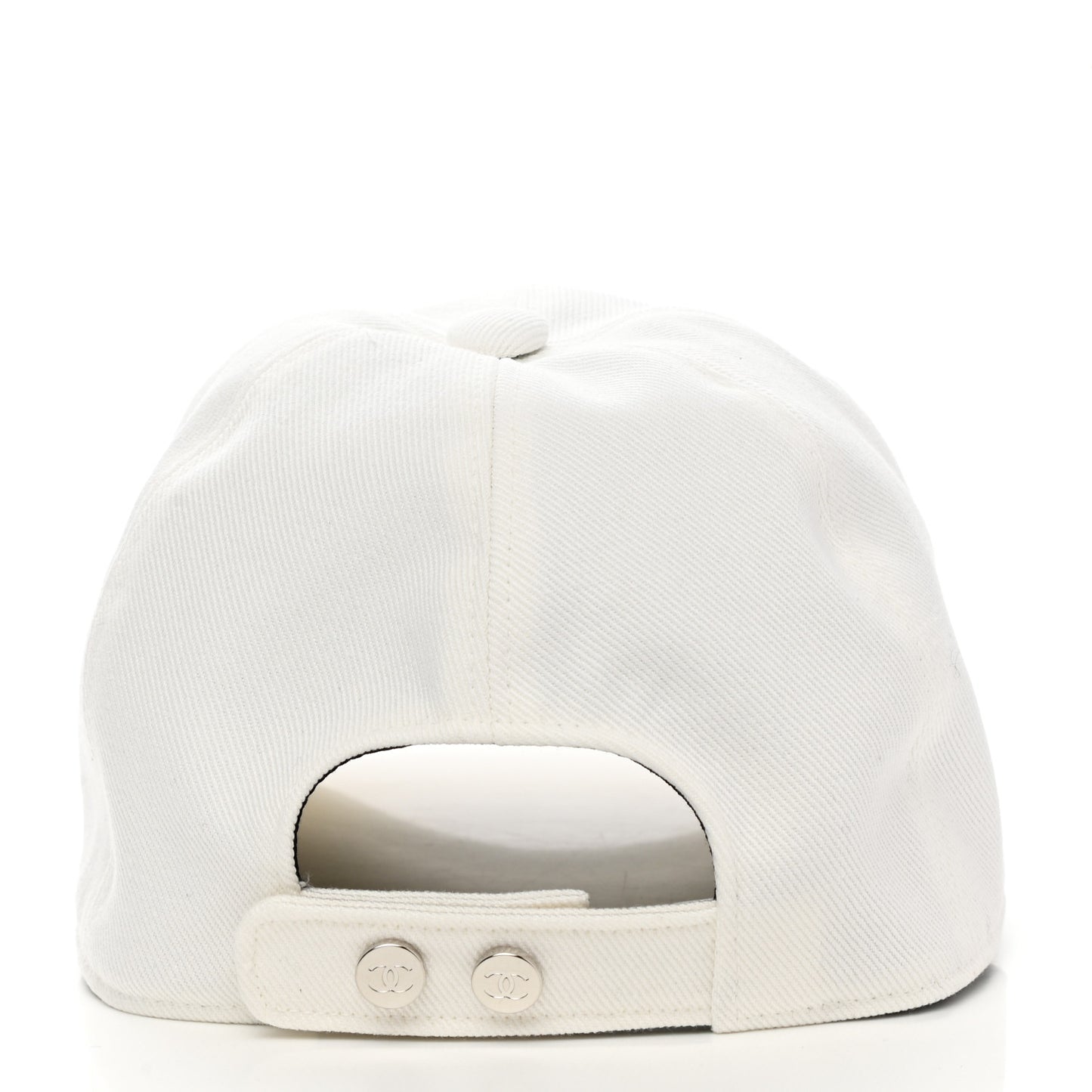 Cotton Sequin CC Cap Hat Ivory