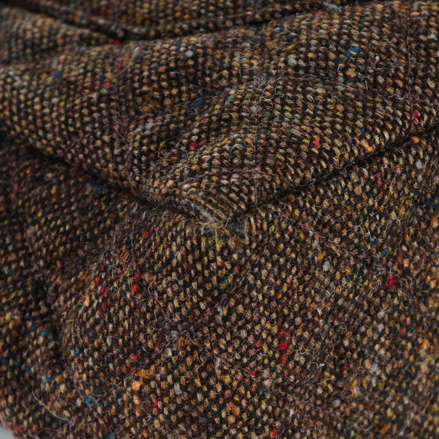 Chanel Tweed Quilted Jumbo Single Flap Brown 12 of 14