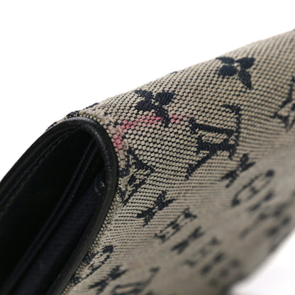 Louis Vuitton Mini Monogram Compact Wallet Blue 24 of 29