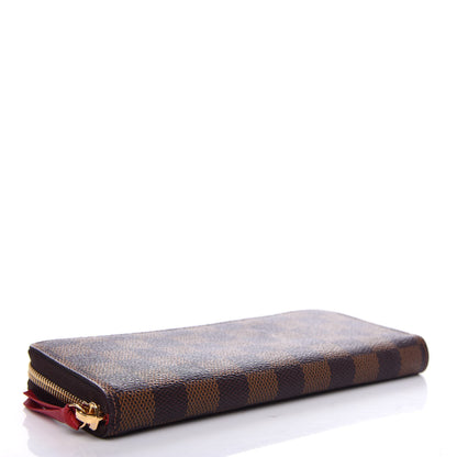Louis Vuitton Damier Ebene Clemence Wallet Cherry 4 of 7