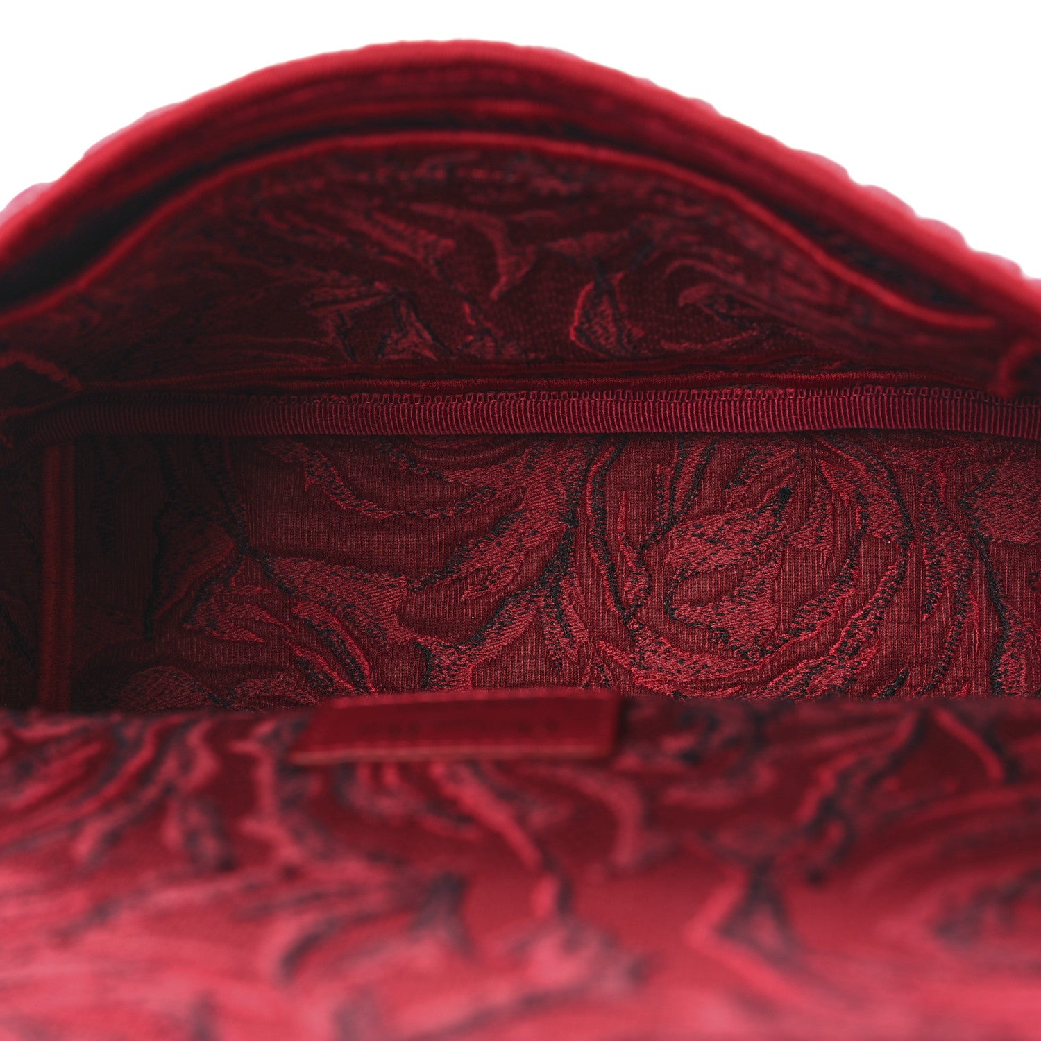 Christian Dior Velvet Rose Medium Caro Bag Rouge 5 of 11