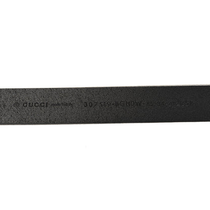 Gucci Calfskin Horsebit Buckle Belt 85 34 Black 5 of 5