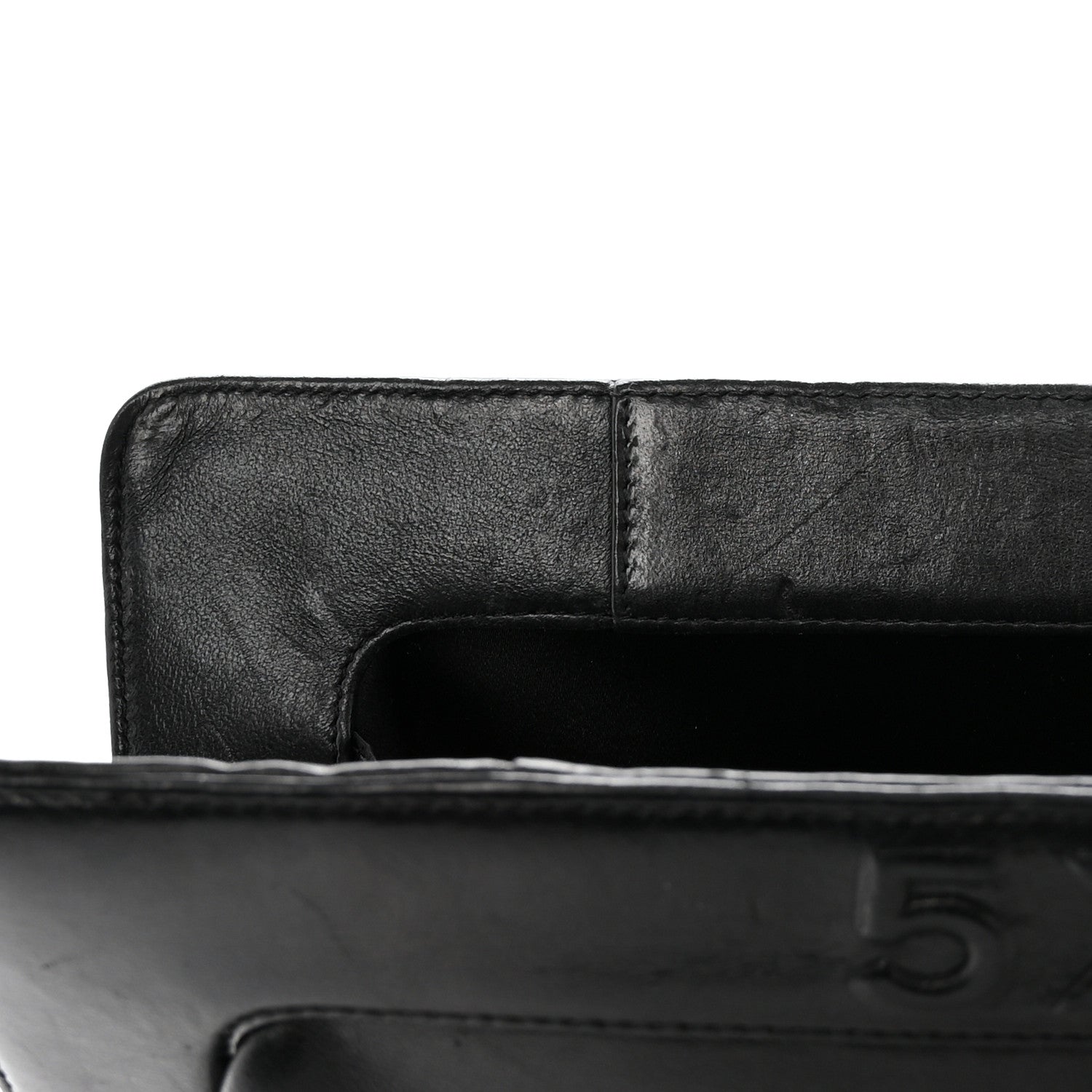 Chanel Lambskin 5x5=CC Clutch Black 10 of 16