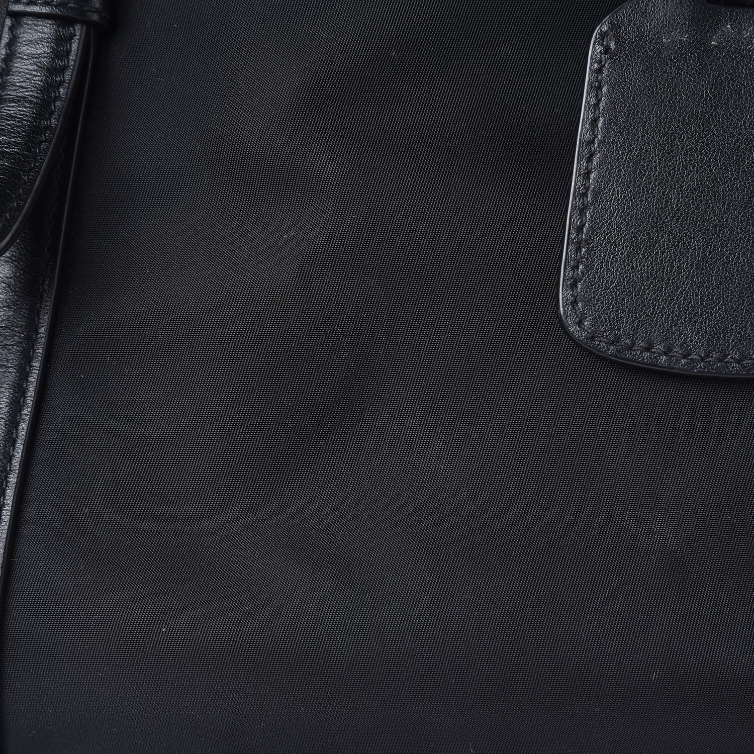 Prada Tessuto Nylon Soft Calf Tote Nero Black 10 of 10