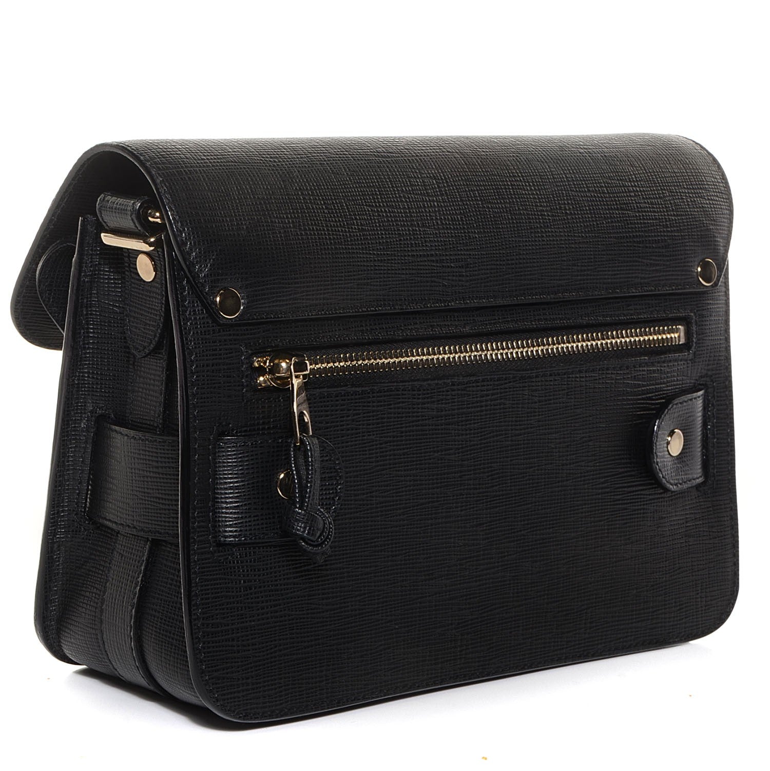 Proenza Schouler Textured Leather Mini PS11 Classic Shoulder Bag Black 3 of 9