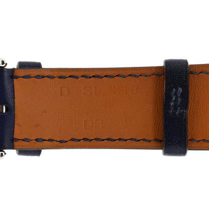 Hermes Swift Cavalleria Print 41mm Apple Watch Double Tour Strap Encre Beton 6 of 8