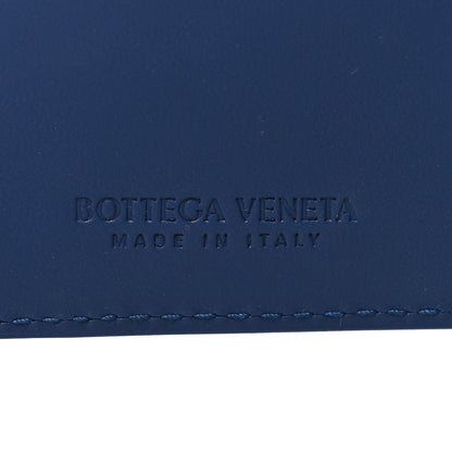Bottega Veneta Nappa Intrecciato Bi-Fold Wallet Blue 7 of 8