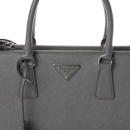 Prada Saffiano Lux Large Galleria Double Zip Tote Marmo 9 of 9