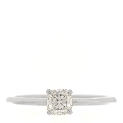 Tiffany Platinum Diamond .27ct Solitaire Square Cut Engagement Ring 46 3.75 1 of 5