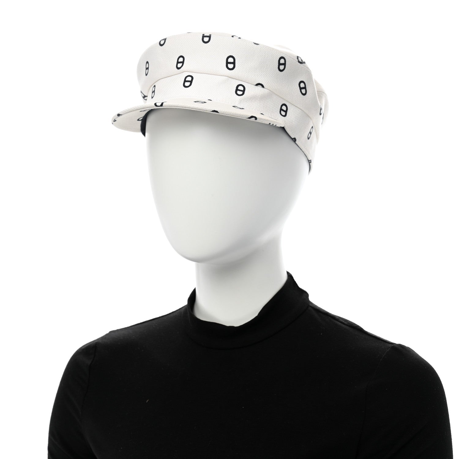 Hermes Canvas Womens Vauban Chaine d'Ancre Cap 59 Blanc Casse 2 of 11