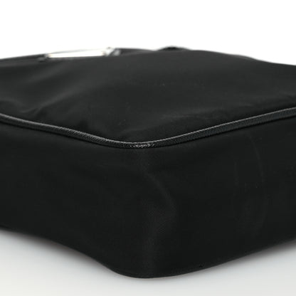 Prada Tessuto Nylon Saffiano Pocket Messenger Shoulder Bag Black 11 of 15