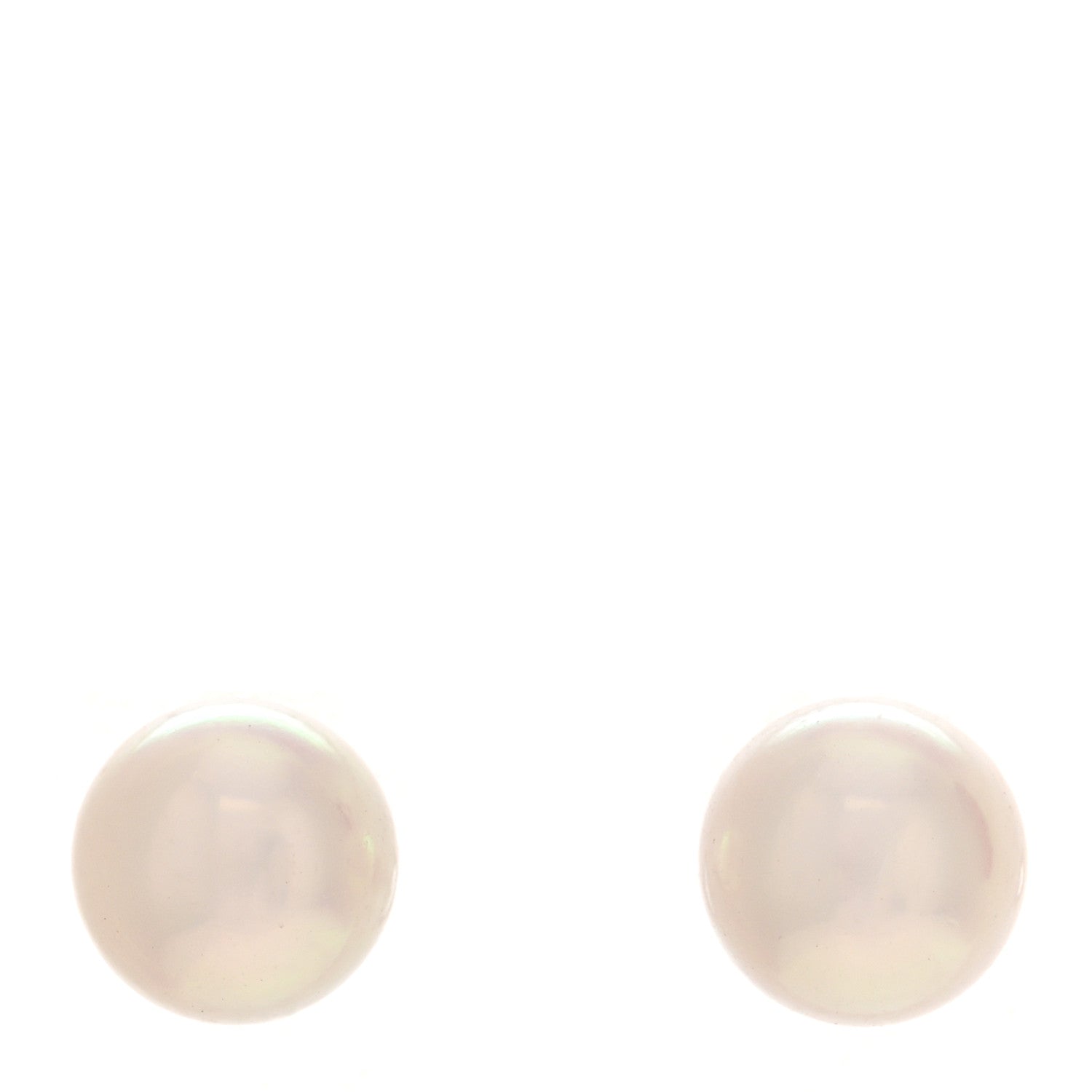 Mikimoto 18K White Gold 6-6.5mm Akoya Pearl Stud Earrings 1 of 5