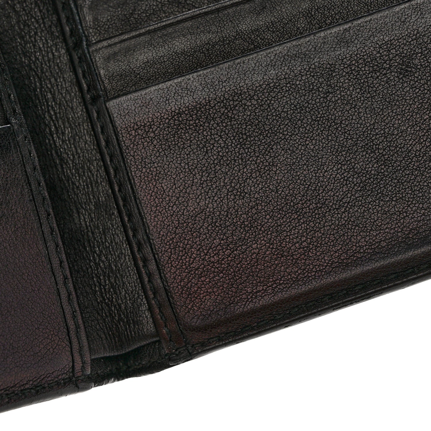 Gucci Guccissima Avel Bi-Fold Wallet Black 8 of 10
