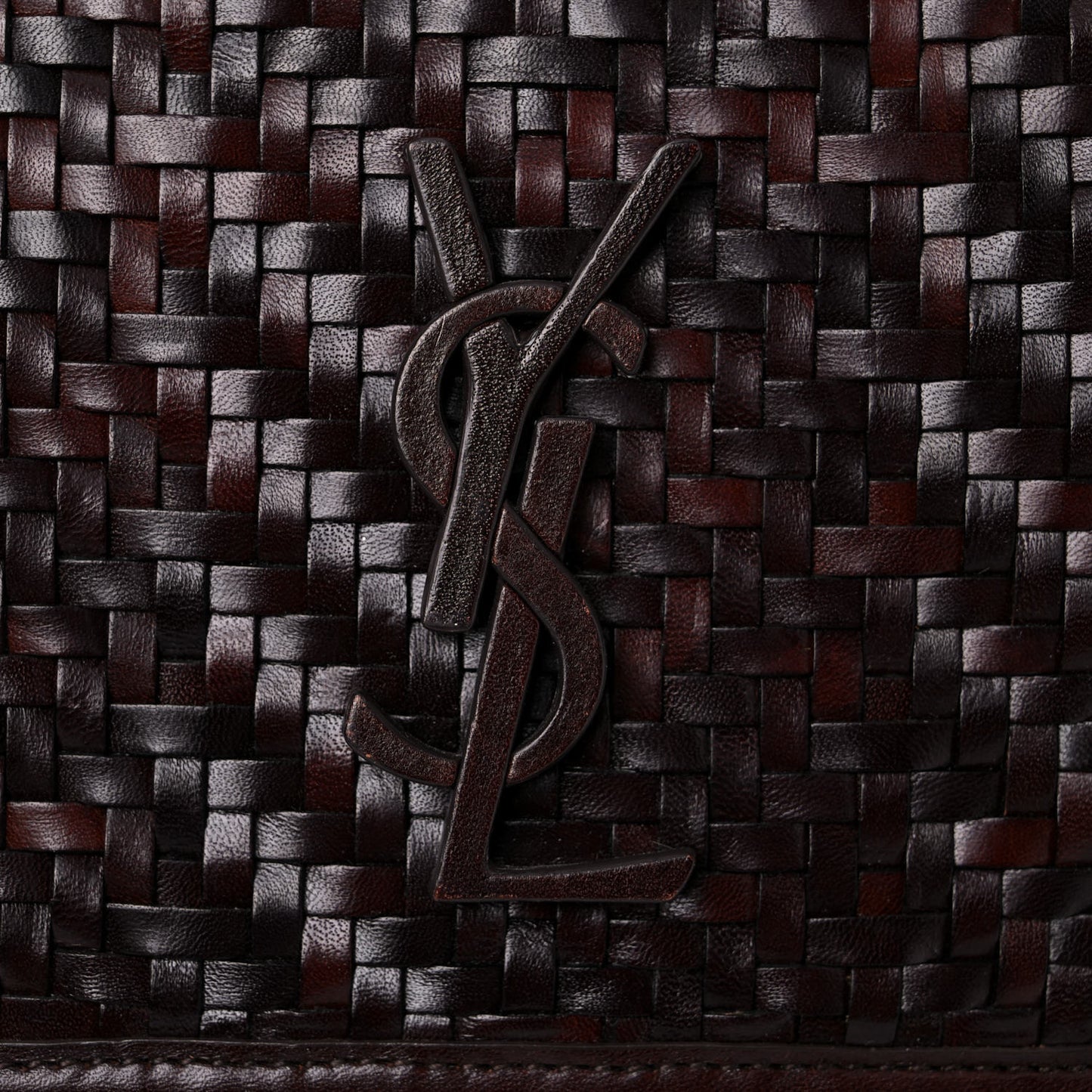 Vegetal Cloud Tressage Monogram Medium Niki Chain Satchel Burnt Brown