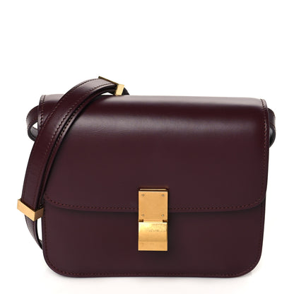 Celine Box Calfskin Teen Classic Box Flap Bag Burgundy 1 of 11
