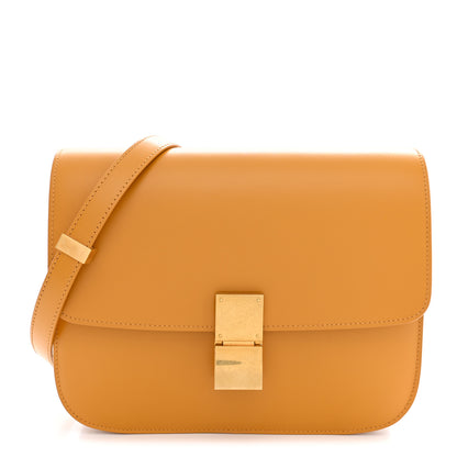 Celine Smooth Calfskin Medium Classic Box Flap Bag Daffodil 1 of 11