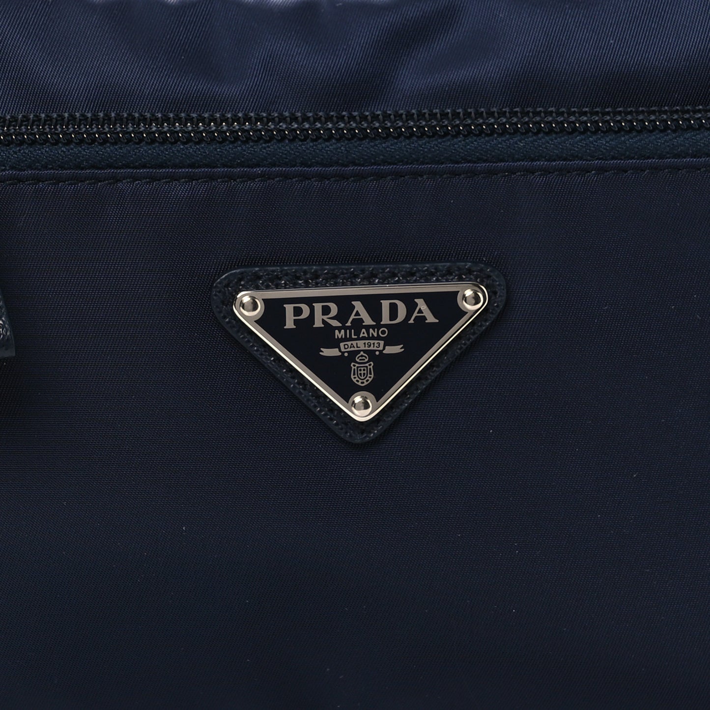 Tessuto Nylon Saffiano Belt Bag Bleu