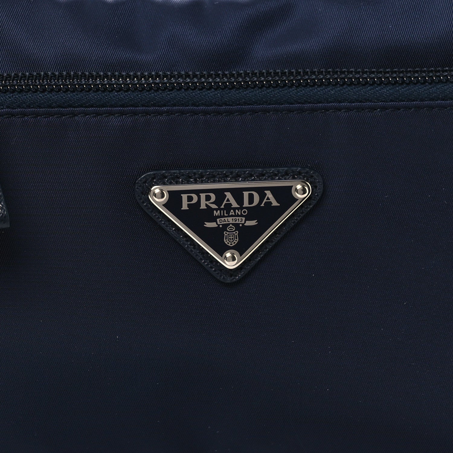 Prada Tessuto Nylon Saffiano Belt Bag Bleu 9 of 11