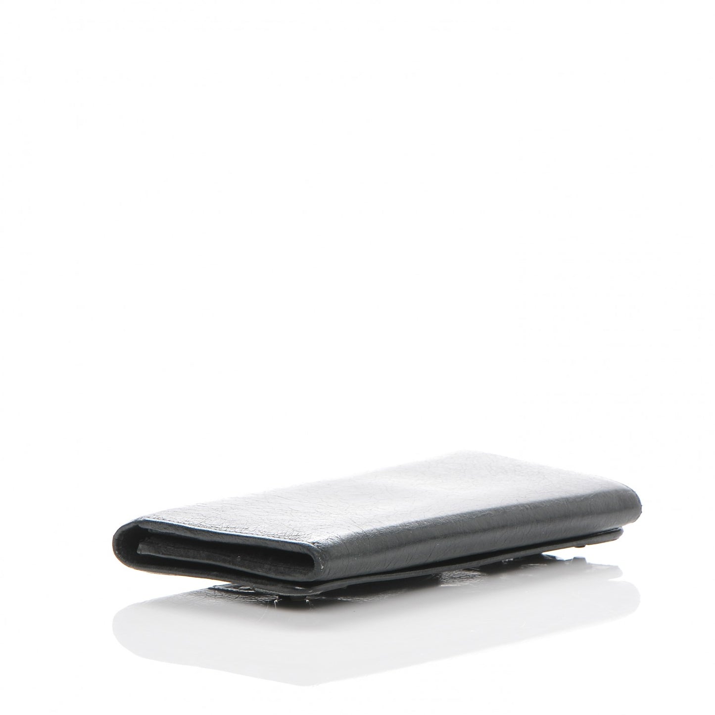 Agneau Classic Hardware Money Wallet Black