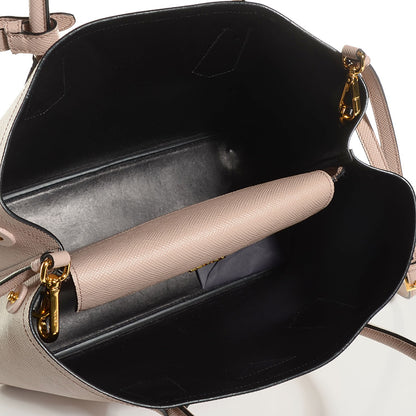 Prada Saffiano Cuir Medium Double Bag Cammeo 5 of 9