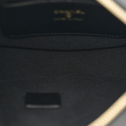 Chanel Shiny Caviar Quilted Bow Pouch Hobo Black 5 of 11