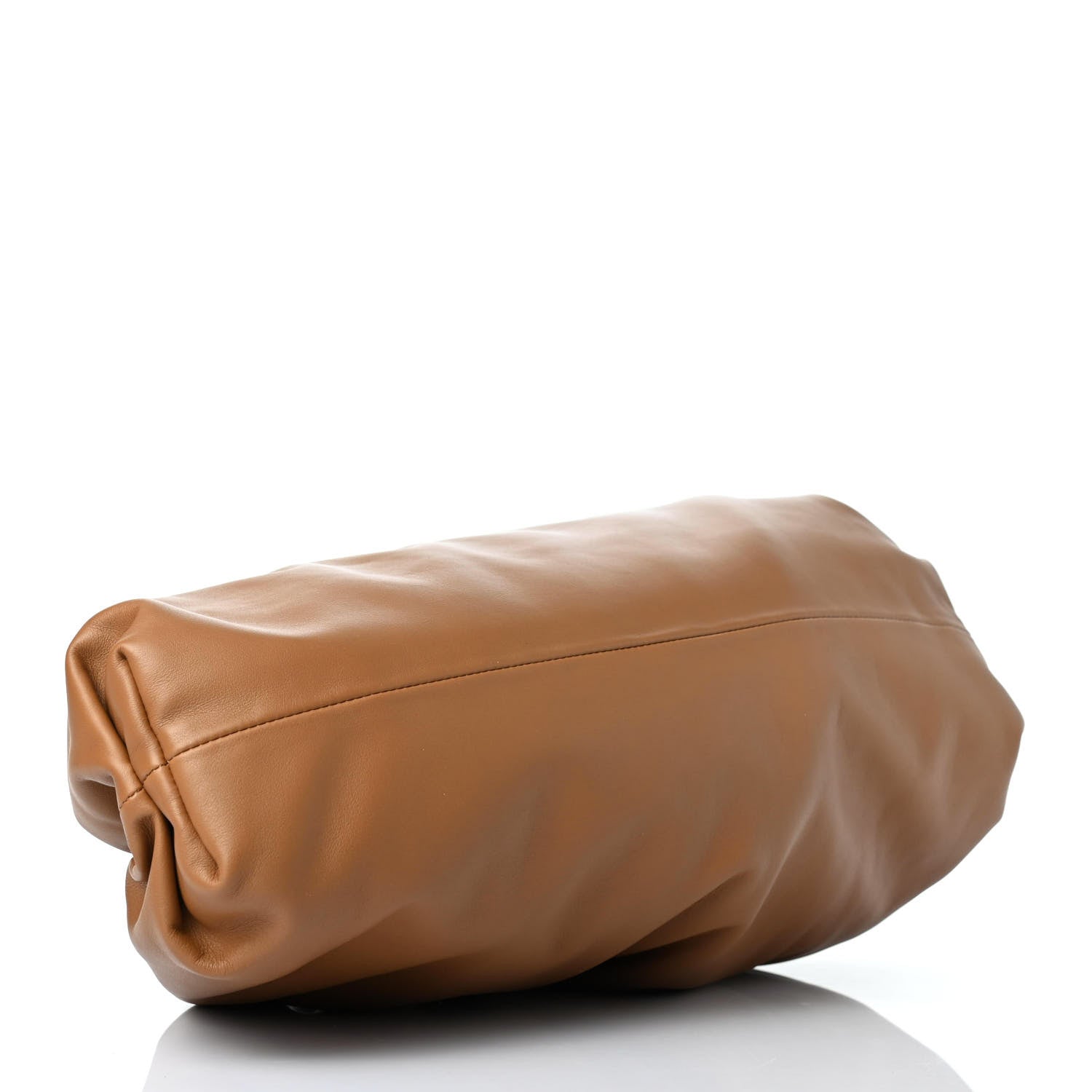 Bottega Veneta Smooth Butter Calf The Pouch Oversized Clutch Cammello 3 of 4
