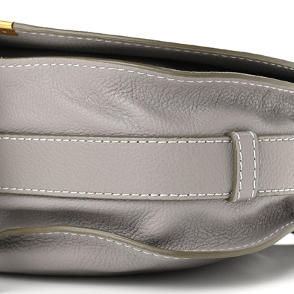 Chloe Calfskin Medium Marcie Round Crossbody Bag Cashmere Grey 11 of 11