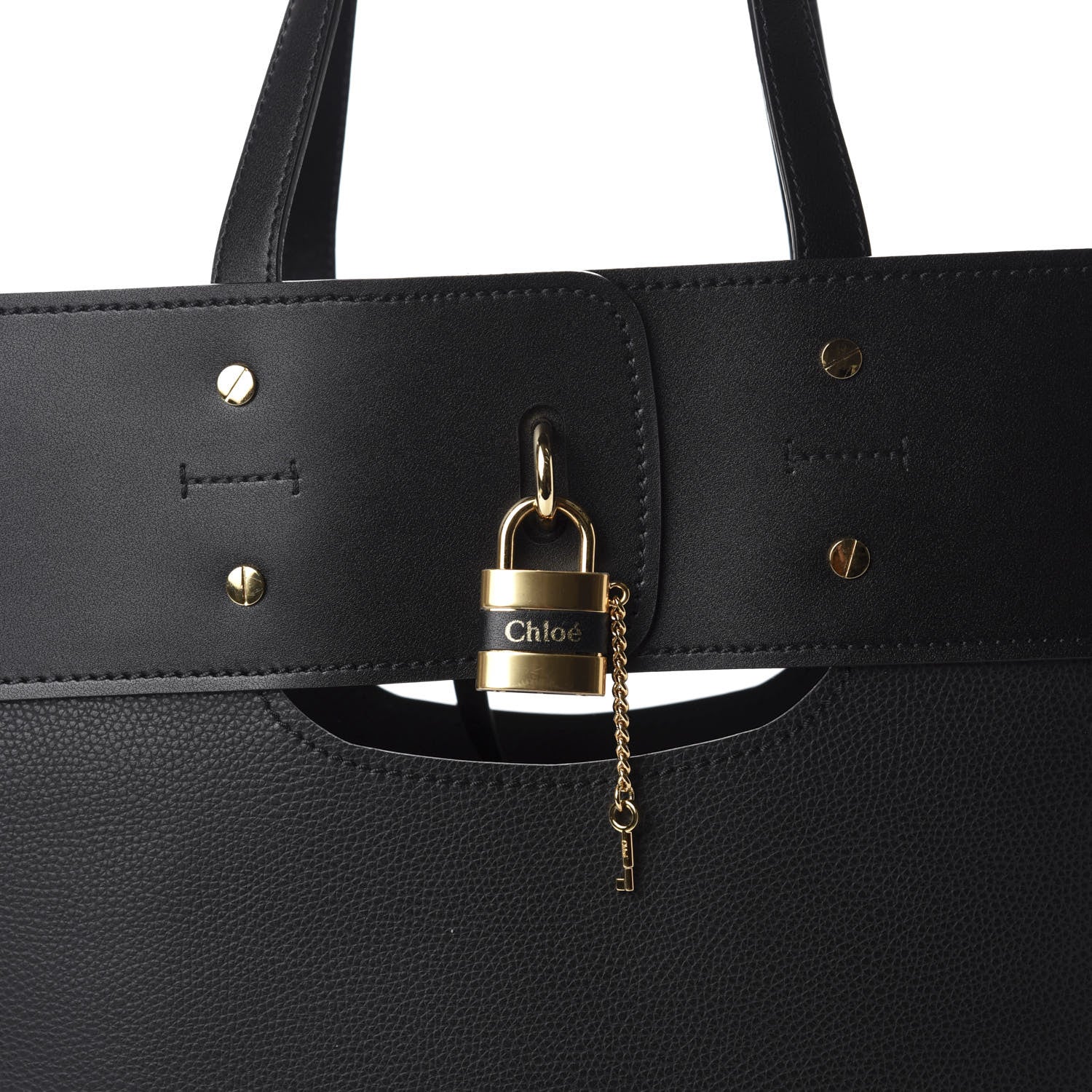 Chloe Smooth Grained Calfskin Medium Aby Tote Black 8 of 9
