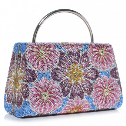 Judith Leiber Crystal Floral Evening Clutch Bag 3 of 7
