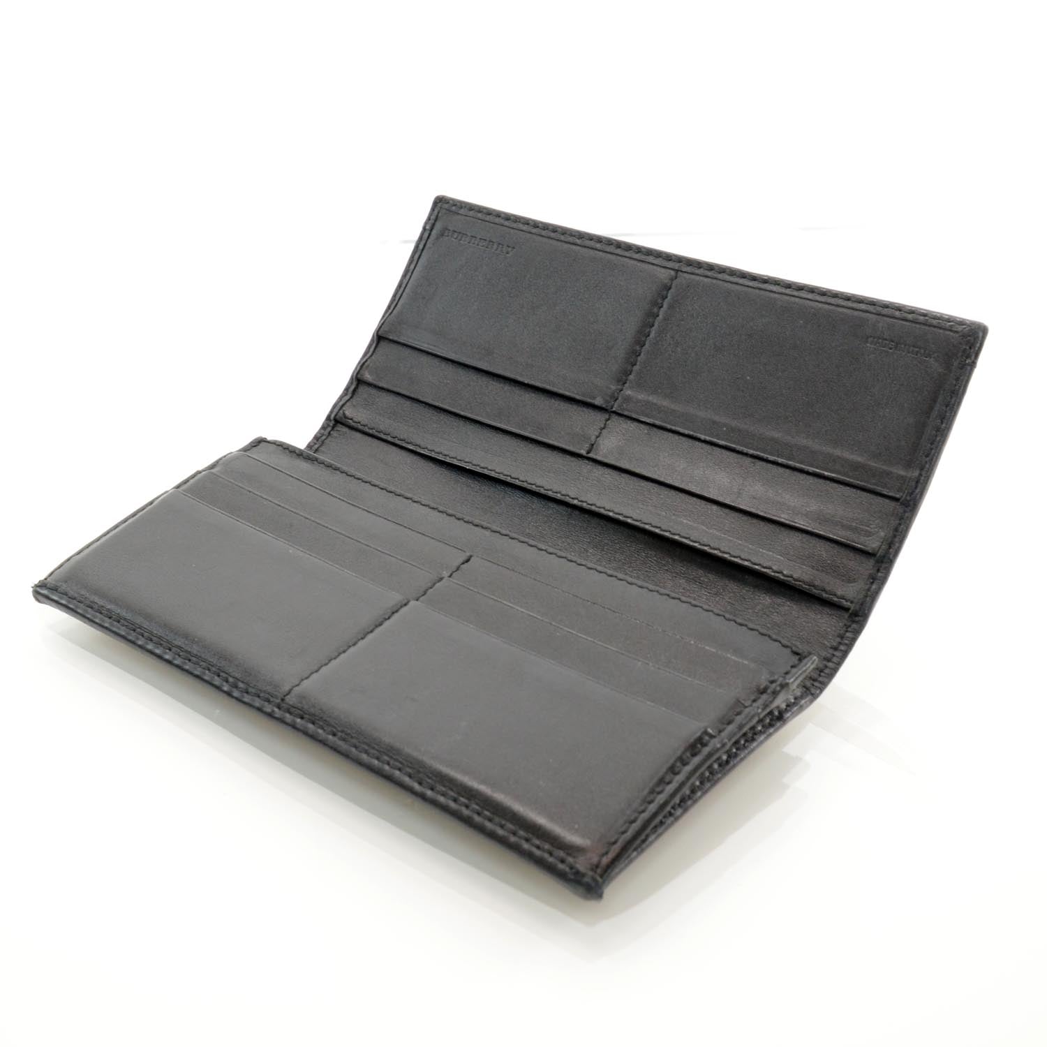 Burberry Haymarket Check Continental Flap Wallet 5 of 9