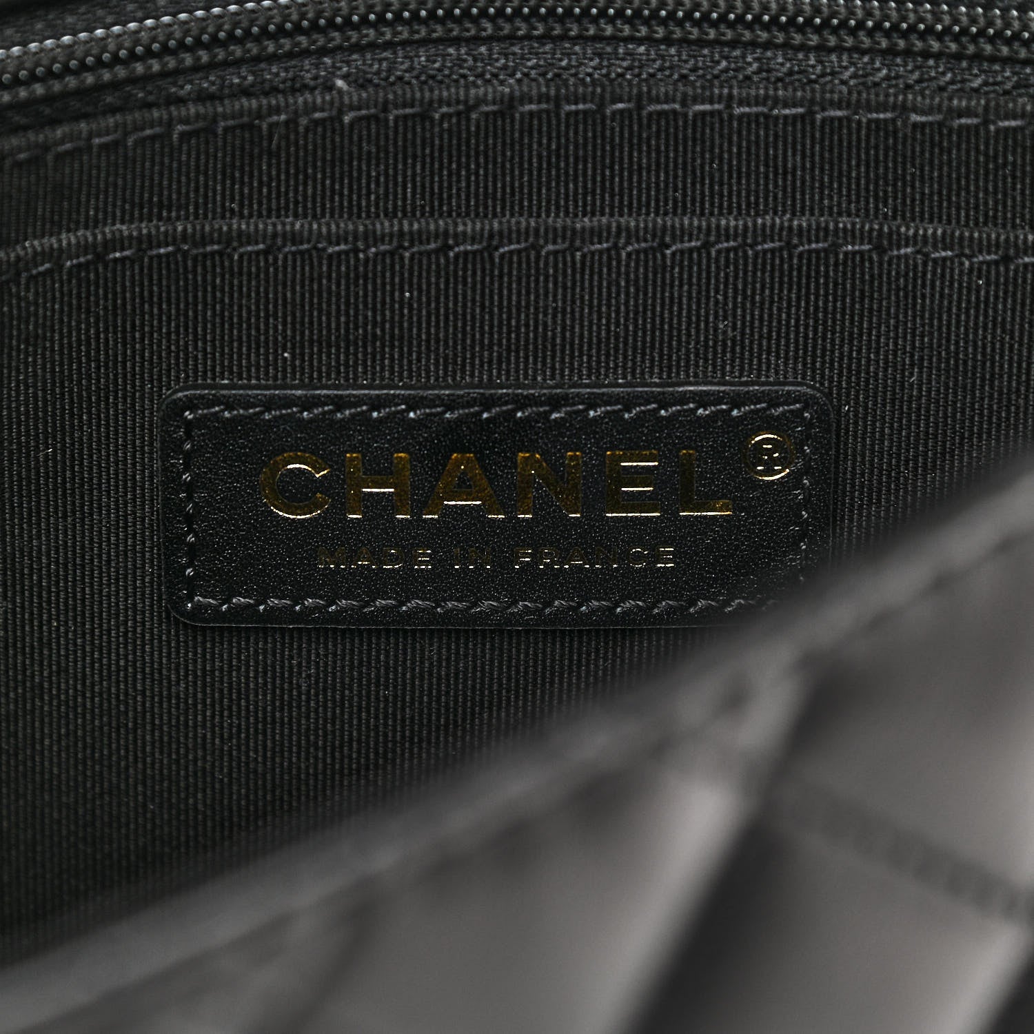 Chanel Calfskin Quilted Small Strap Into Flap Black 6 of 10