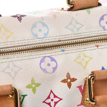 Louis Vuitton Monogram Multicolor Speedy 30 White 14 of 27