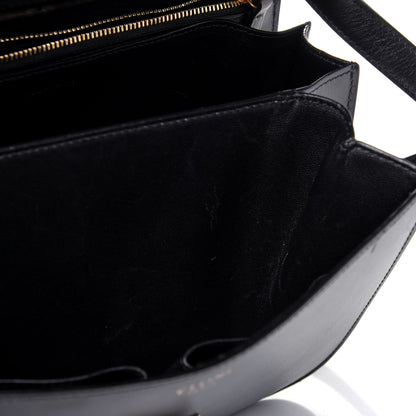 Celine Box Calfskin Medium Classic Box Flap Bag Black 11 of 20
