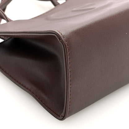 Telfar Vegan Leather Small Shopping Bag Chocolate 8 of 9