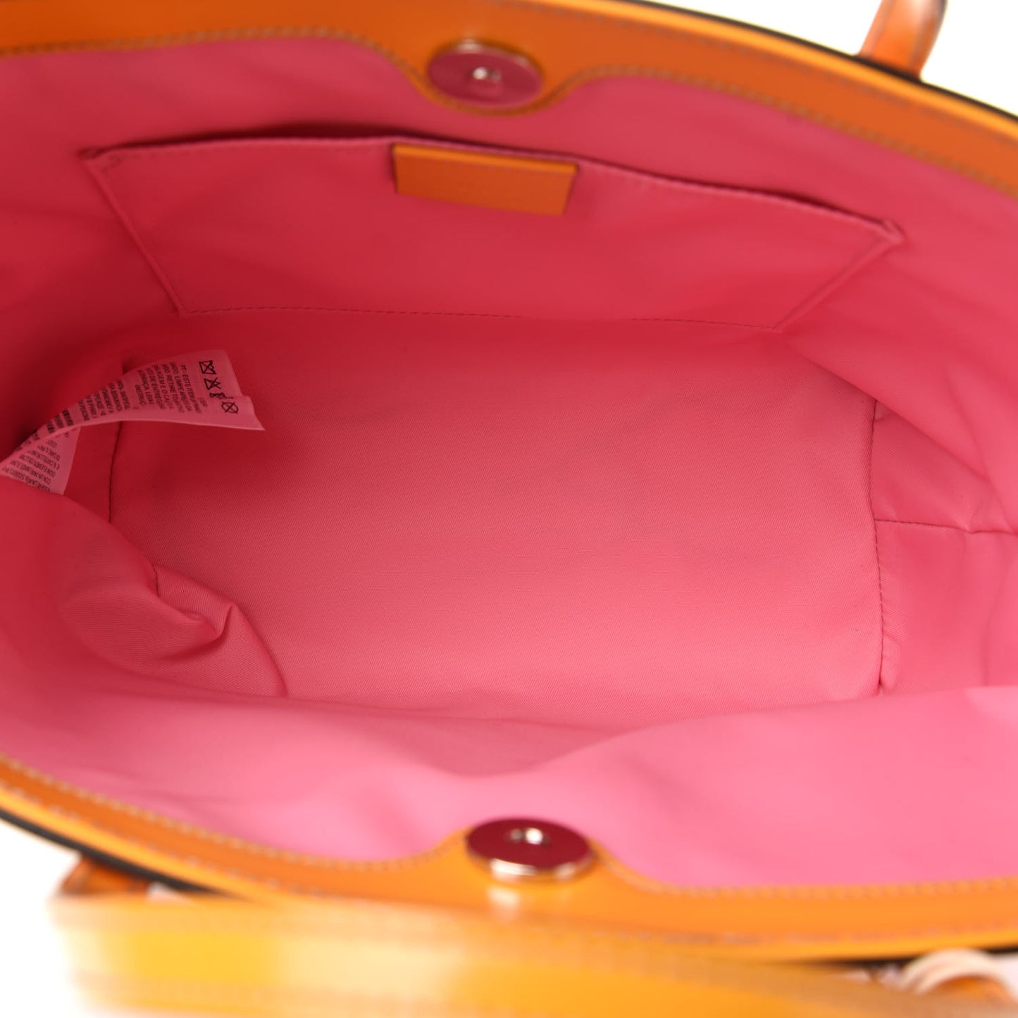 Calfskin Childrens Rainbow Tote Lotus Pink Crop Multicolor