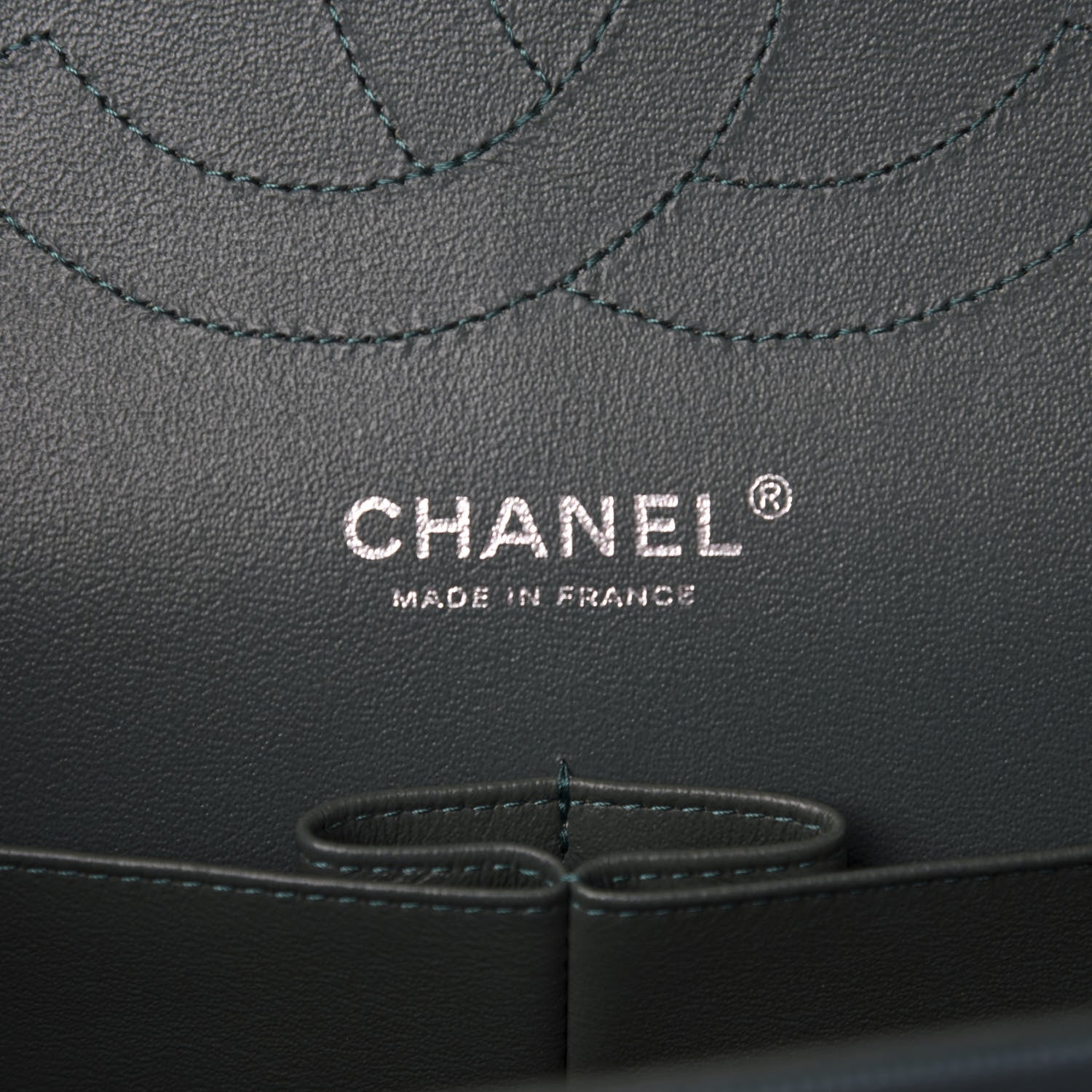 Chanel Caviar Quilted Jumbo Double Flap Dark Turquoise 8 of 11