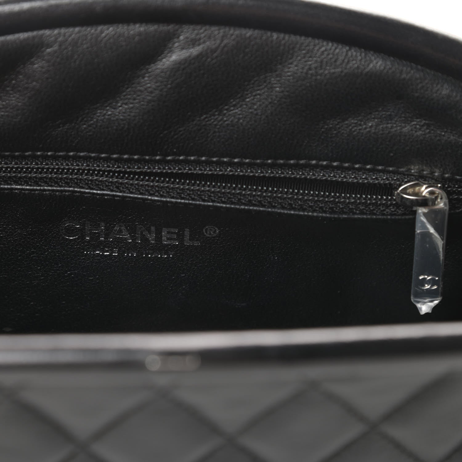Chanel Lambskin Quilted Timeless Clutch Black 6 of 8