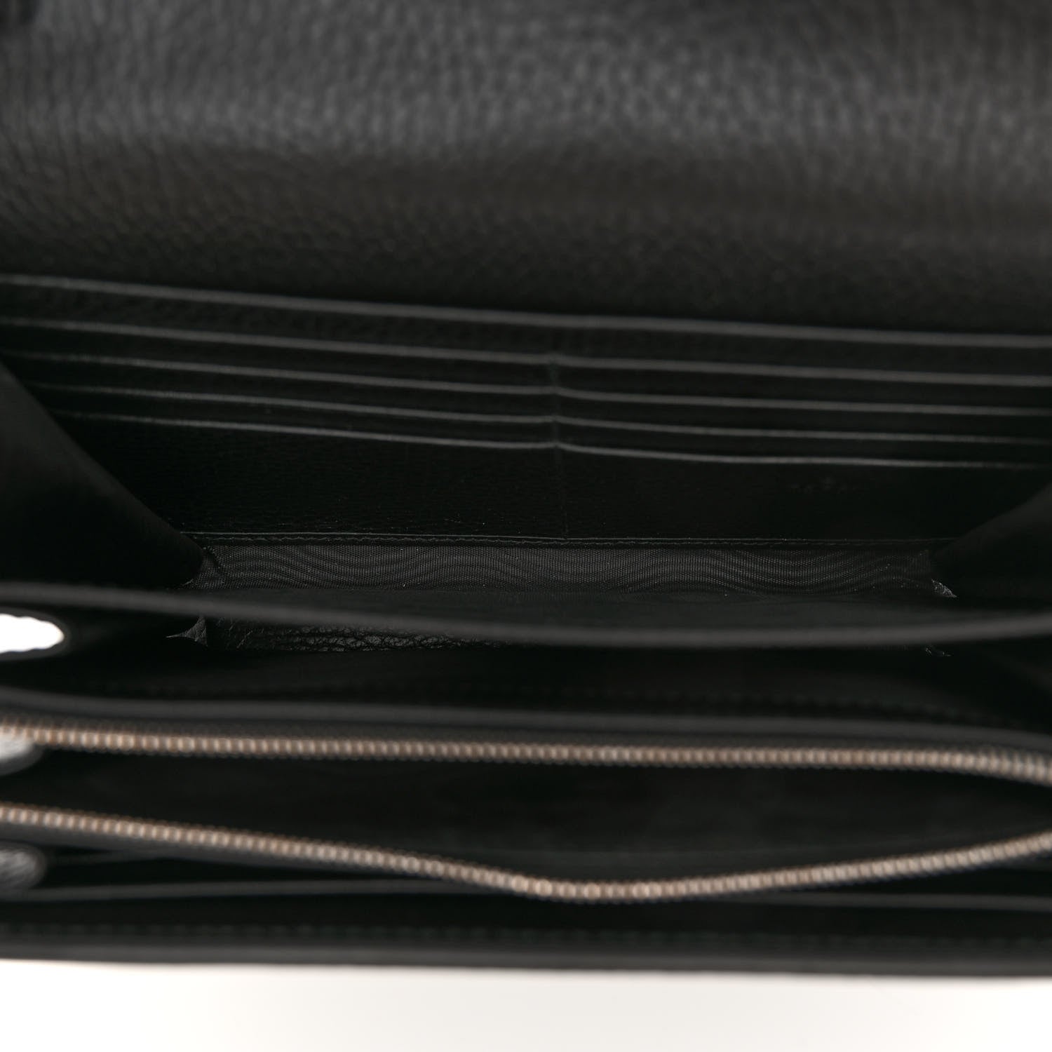 Gucci Calfskin Mini Dionysus Chain Wallet Black 5 of 9