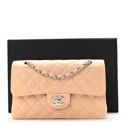Chanel Caviar Quilted Small Double Flap Beige 12 of 12