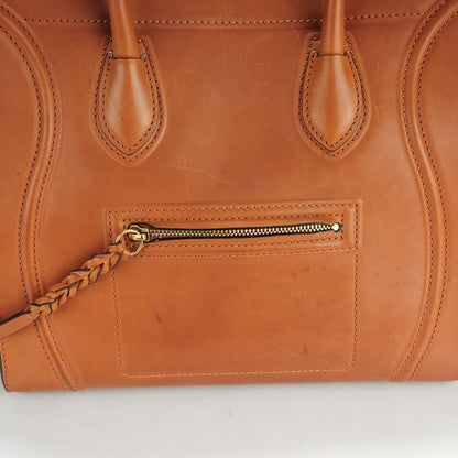 Celine Natural Calfskin Medium Phantom Luggage Tan 11 of 13