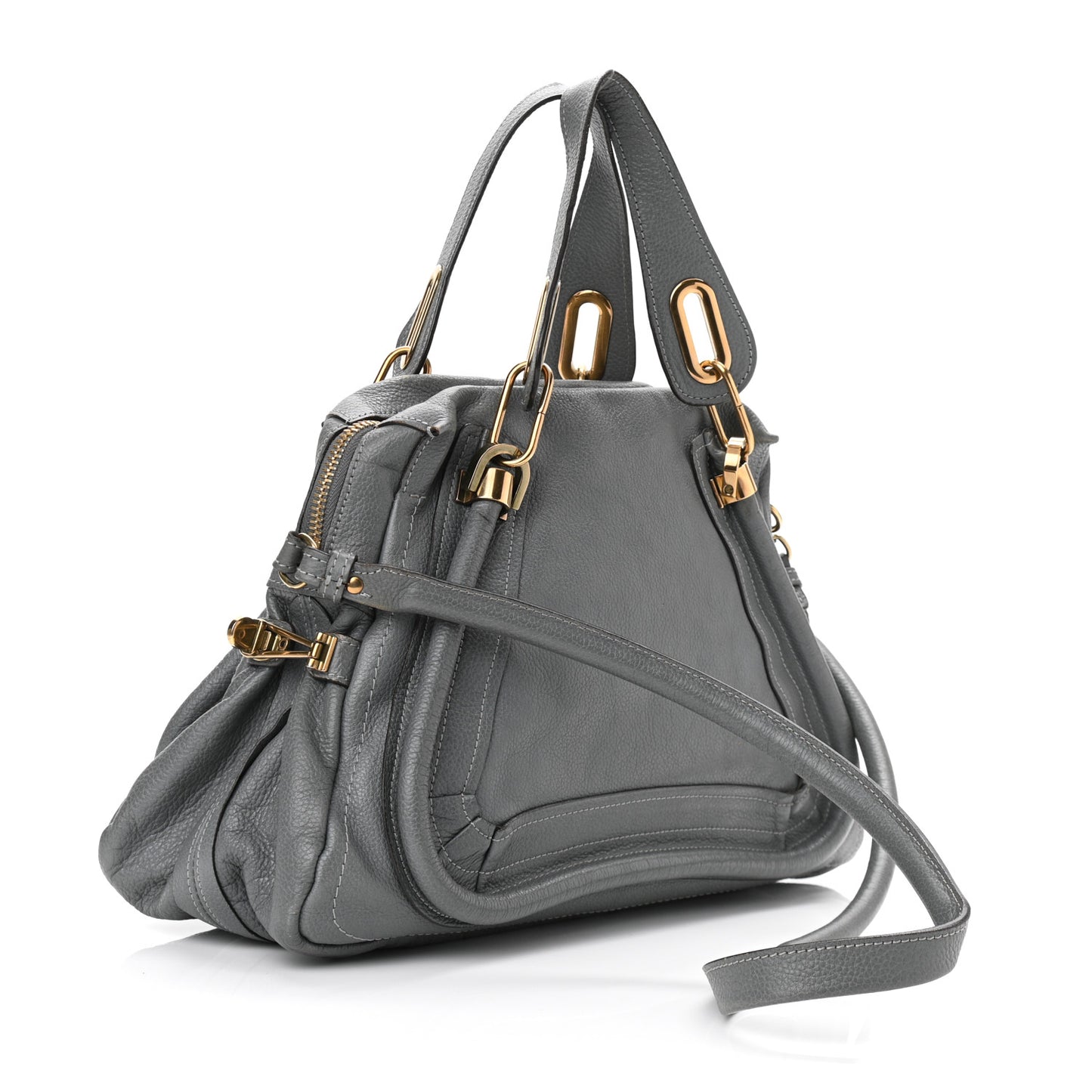 Calfskin Medium Paraty Cashmere Grey
