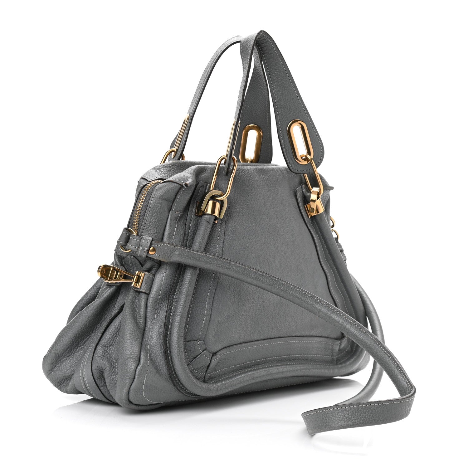 Chloe Calfskin Medium Paraty Cashmere Grey 2 of 13