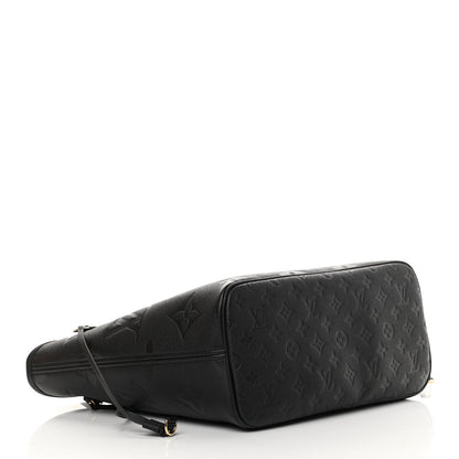 Louis Vuitton Empreinte Monogram Giant Neverfull MM Black 5 of 11
