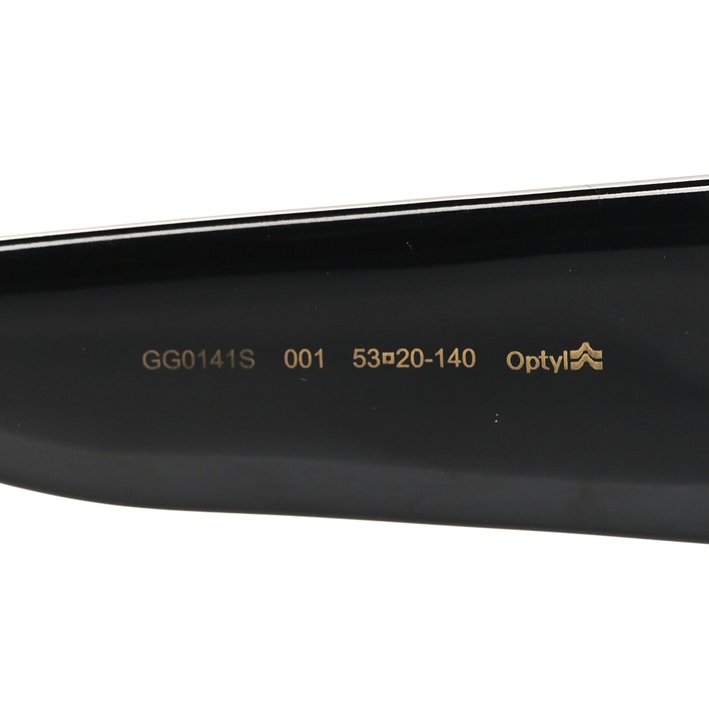 Acetate Square Frame Sunglasses GG0141S Black