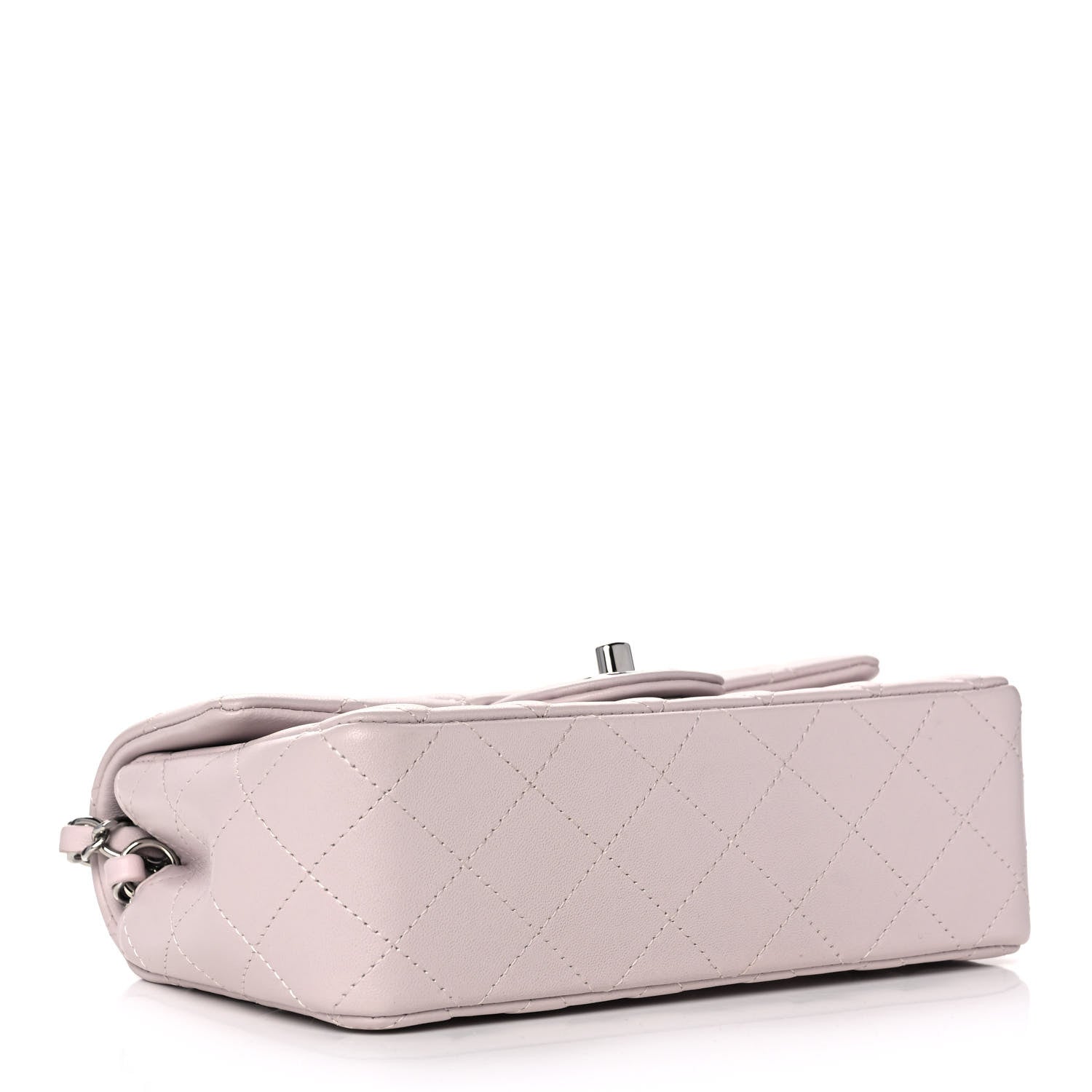Chanel Lambskin Quilted Mini Rectangular Flap Light Purple 4 of 11