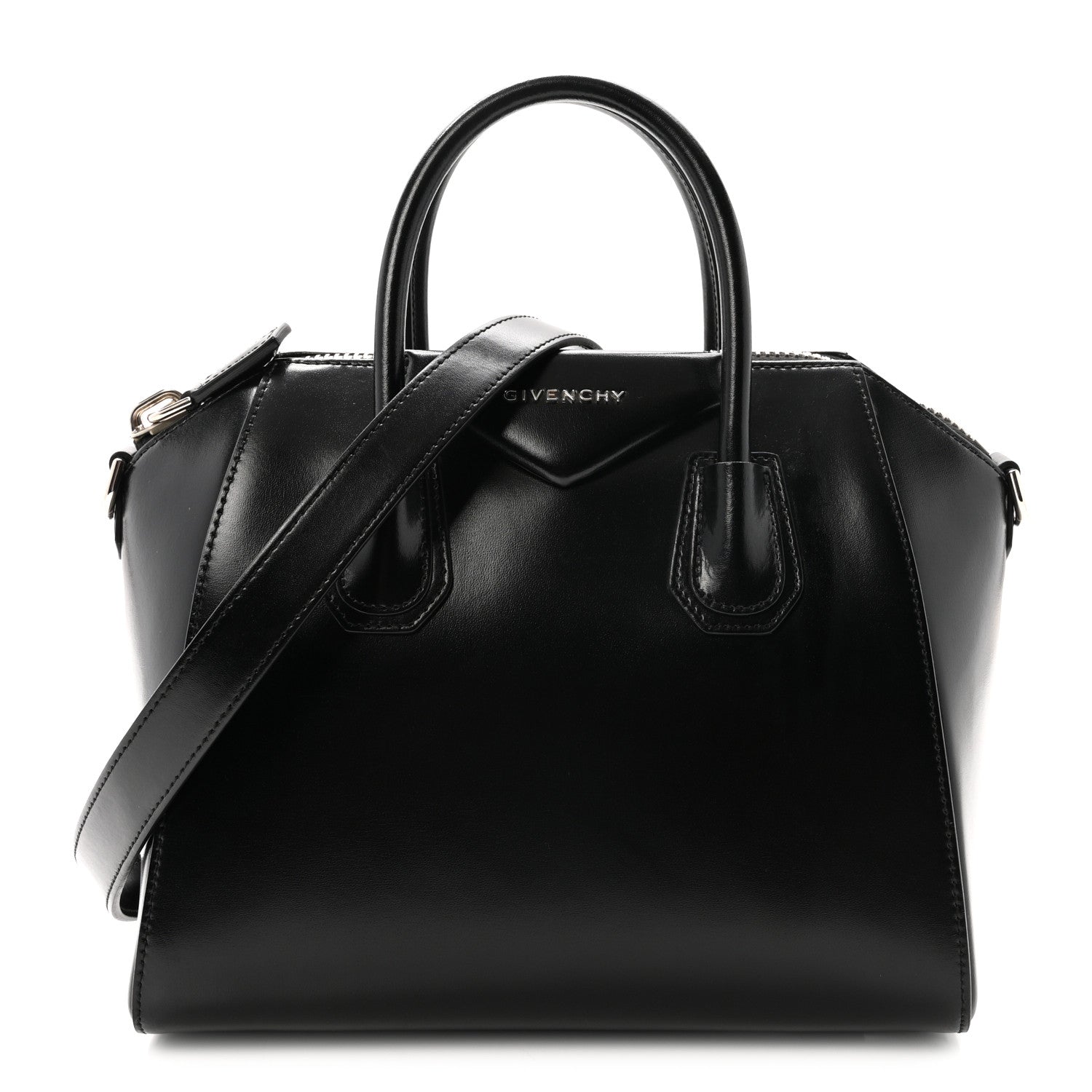Givenchy Shiny Lord Calfskin Small Antigona Black 1 of 10