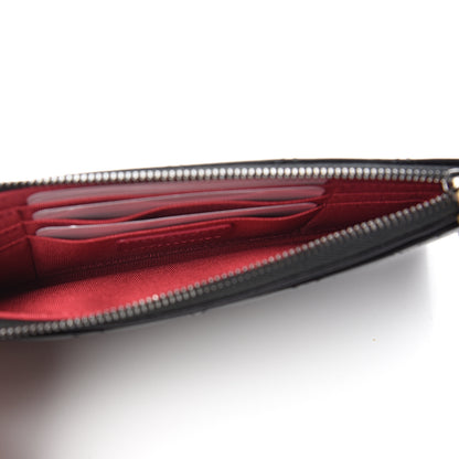 Chanel Aged Calfskin Quilted Gabrielle Zip Pouch Black 4 of 7
